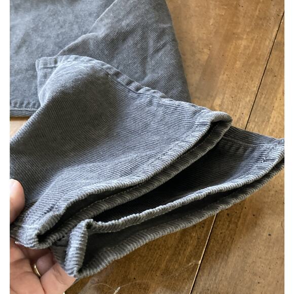 J. Crew Men’s Corduroy Style 484 Pants 34x32 Straight Leg Gray Cotton Grunge - Picture 6 of 8